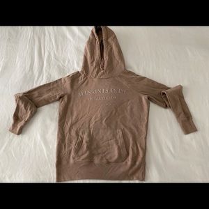 ALLSAINTS beige/tan hoodie